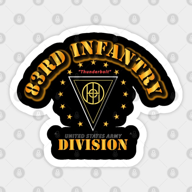 83rd Infantry Division - Thunderbolt Sticker by twix123844